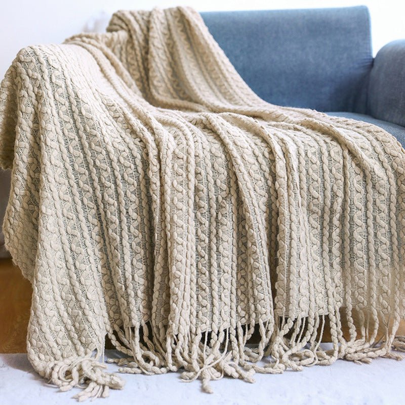 Nordic Woven Blanket Living Simply House