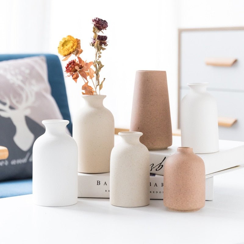 Simple Ceramic Vases - Living Simply House