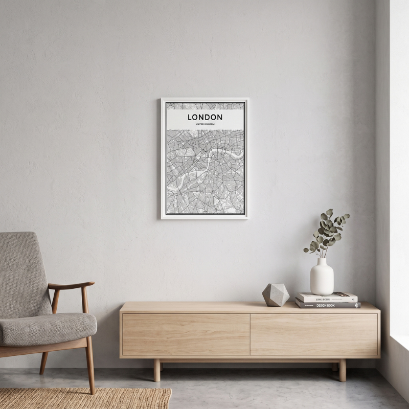 City Map Wall Art