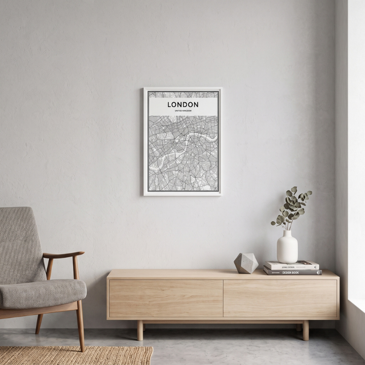 City Map Wall Art