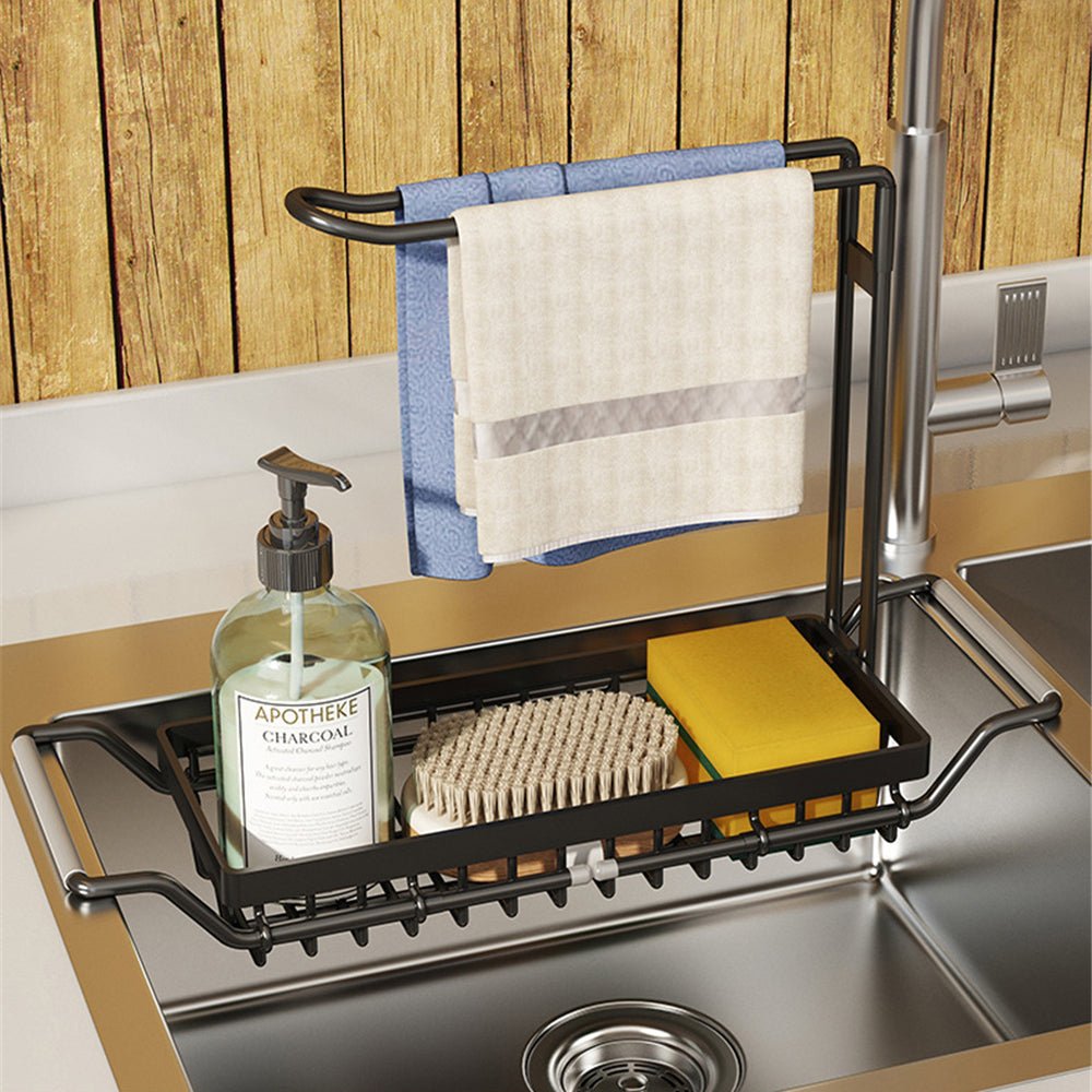Accessories Adjustable Sink Tidying Rack - Living Simply House