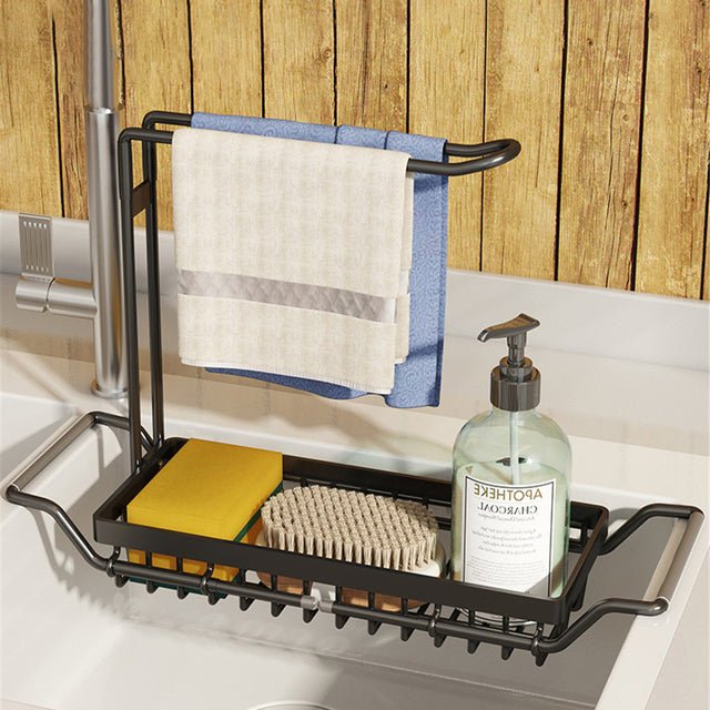 Accessories Adjustable Sink Tidying Rack - Living Simply House