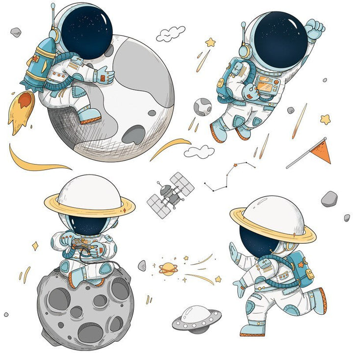 Children's Astronaut Wall Stickers - Living Simply House