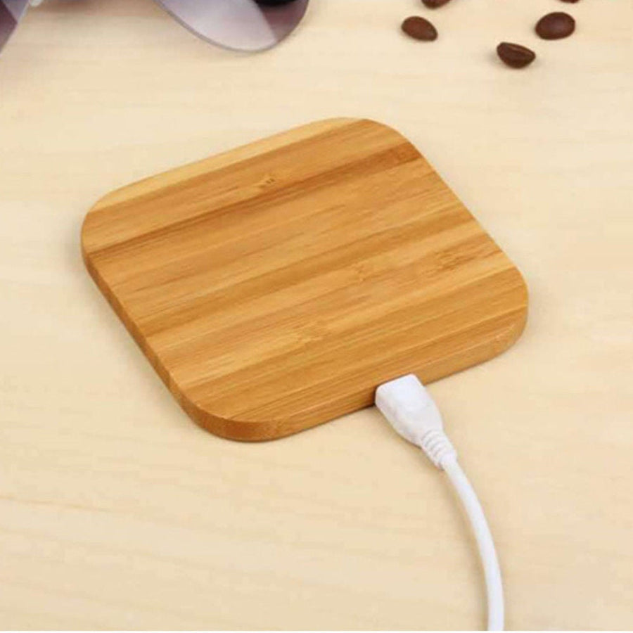 Electronics Bamboo Wireless Charger - Living Simply House