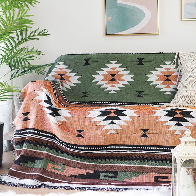 Boho best sale sofa throw