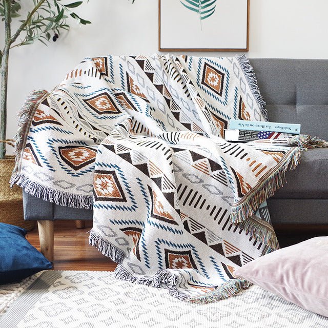 Boho blankets best sale and throws