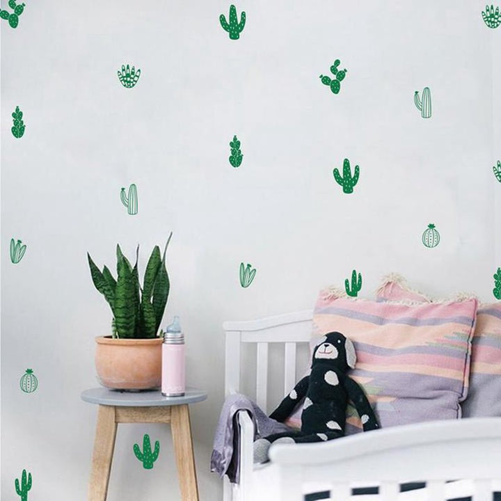 Children's Cactus Wall Stickers - Living Simply House
