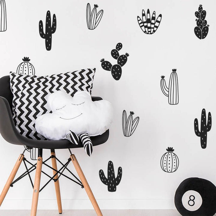 Children's Cactus Wall Stickers - Living Simply House