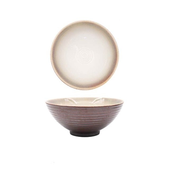 Crockery Ceramic Noodle Bowl and Soup Spoons - Living Simply House