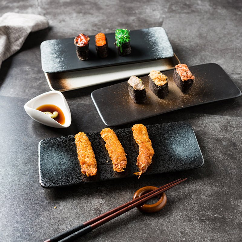 Crockery Ceramic Sushi Plates - Living Simply House