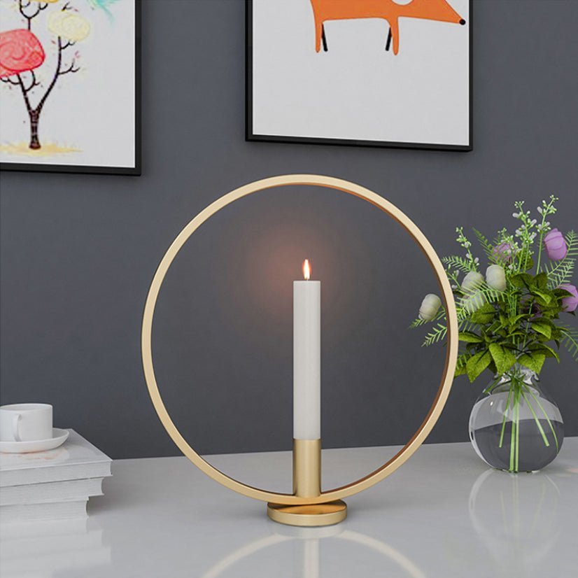 Candles Circular Nordic Candle Holder - Living Simply House