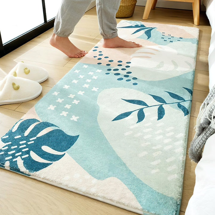 Rugs Colorful Patterned Bedside Rug - Living Simply House