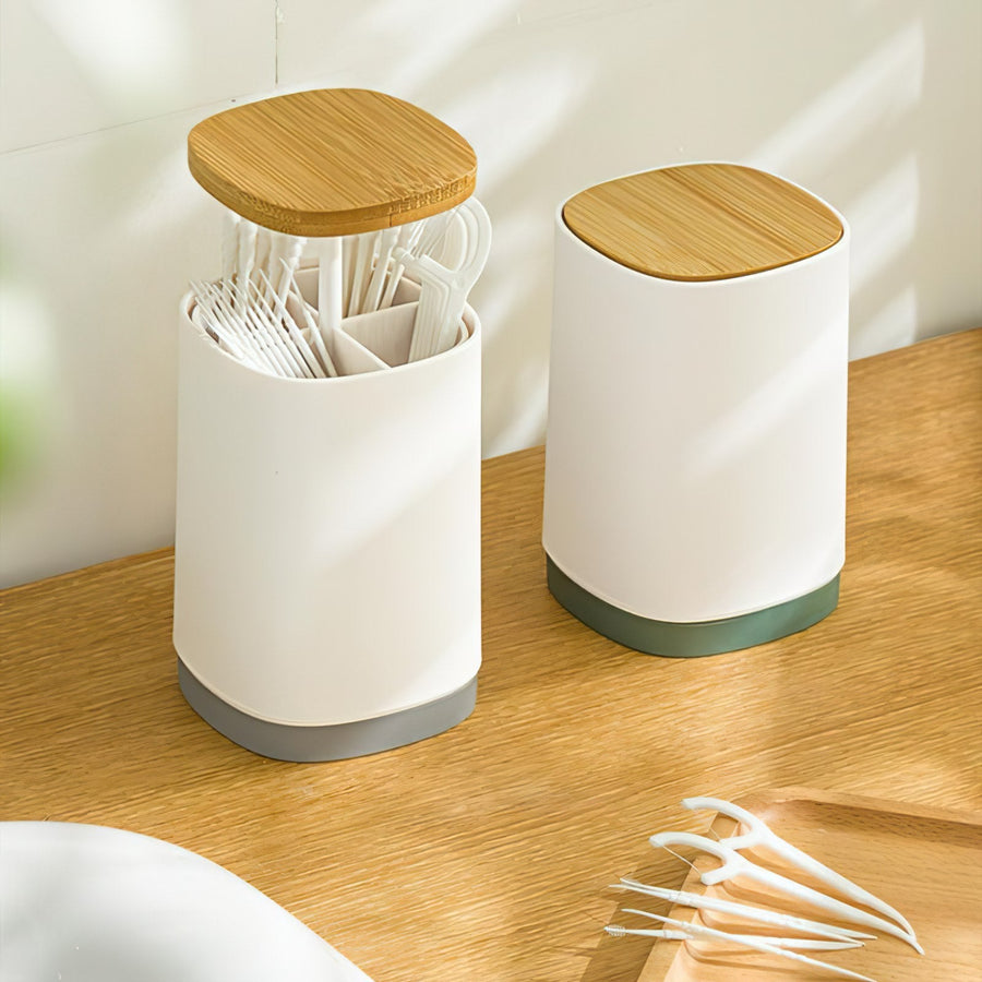 Bathroom Accessories Cotton Bud Holder - Living Simply House