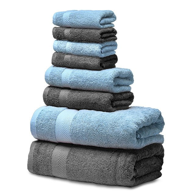 Towels Cotton Towel Set (8pk) - Living Simply House