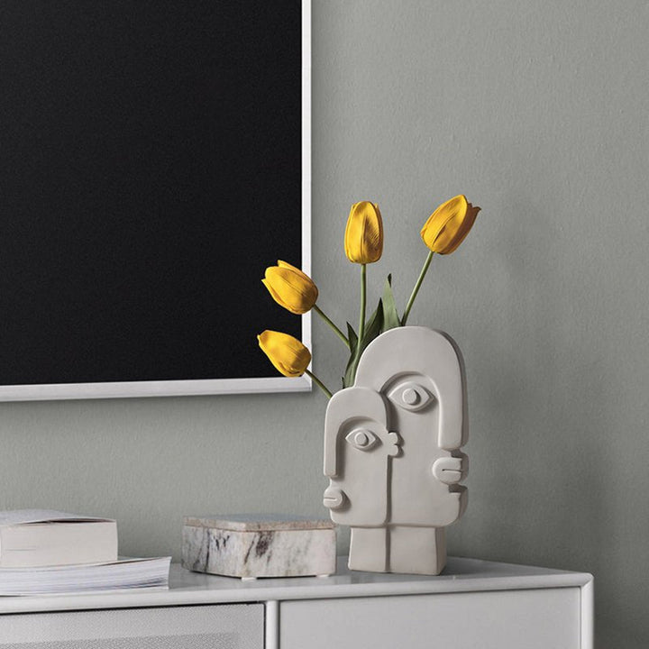 Planters Creative Ceramic Face Vase - Living Simply House