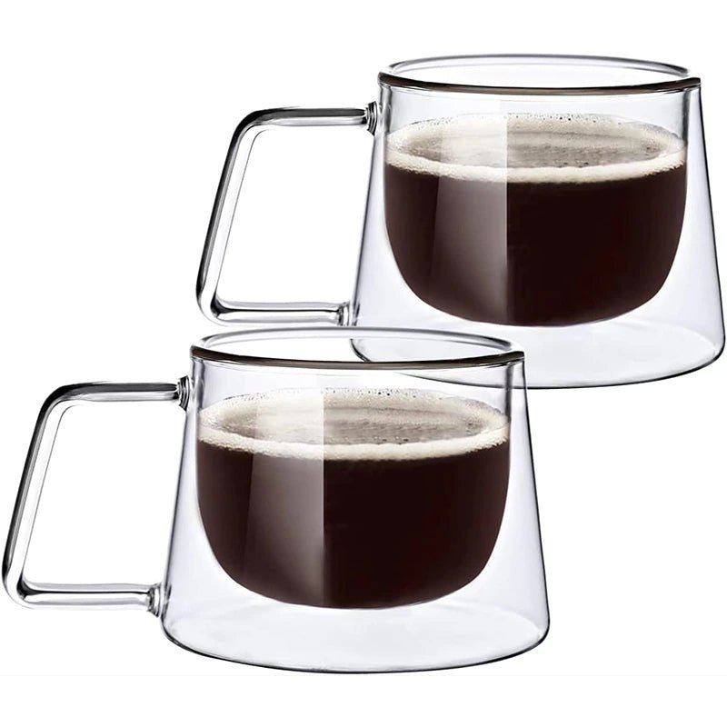 Double-Wall Glass Coffee Mug - Living Simply House