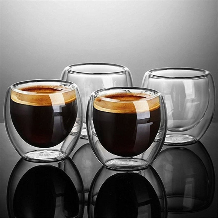 Drinksware Double-wall Glass Espresso Cup - Living Simply House