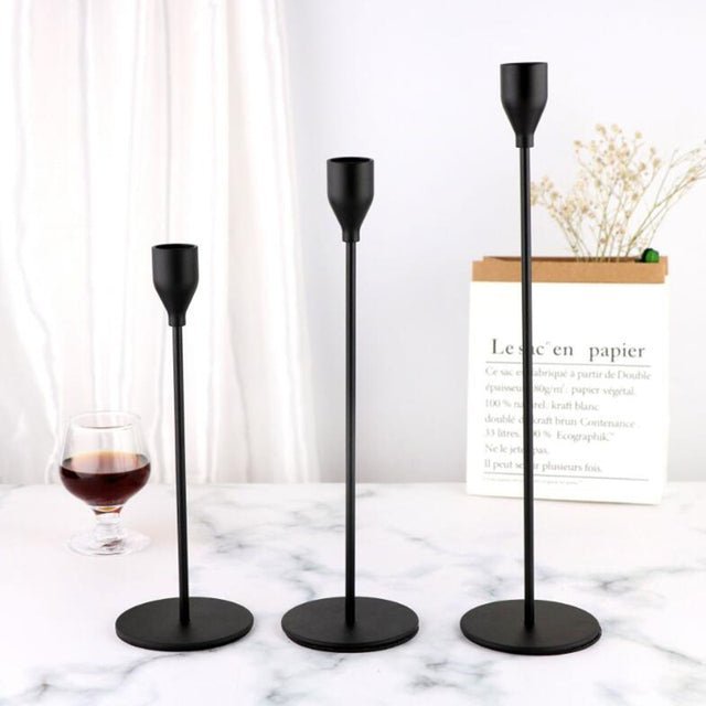 Candle Holder European Style Candle Holders (3Pk) - Living Simply House
