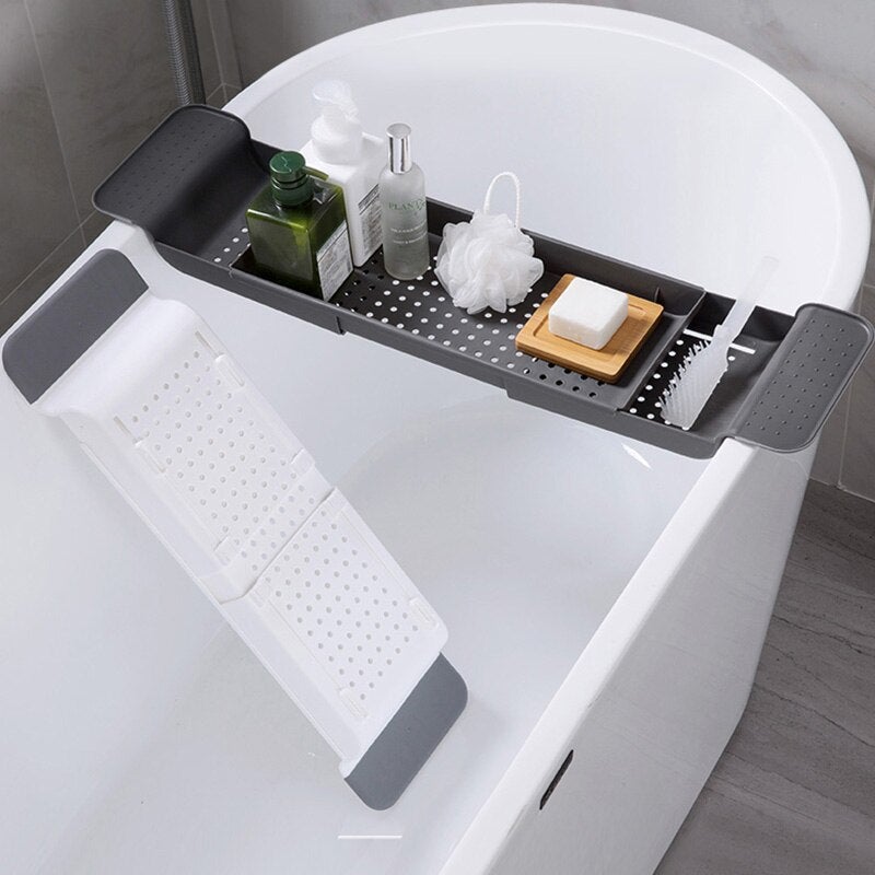 Bathroom Accessories Extendable Bath Rack - Living Simply House