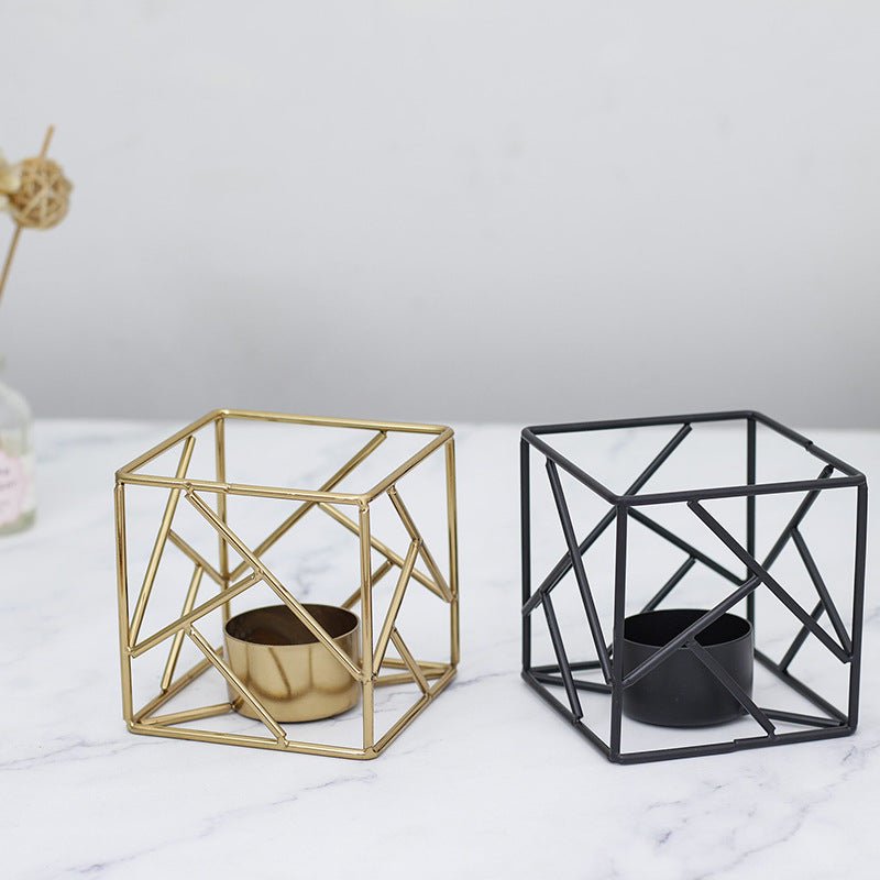 Accessories Geometric Candle Holders - Living Simply House