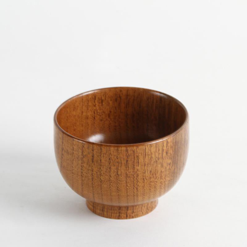 Crockery Japanese Style Wooden Bowl - Living Simply House