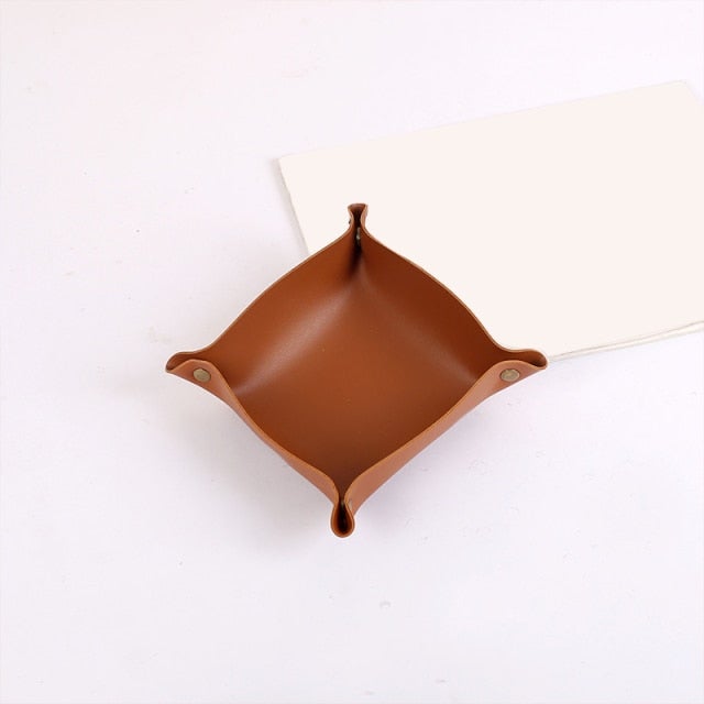 Accessories Leather Valet Tray - Living Simply House