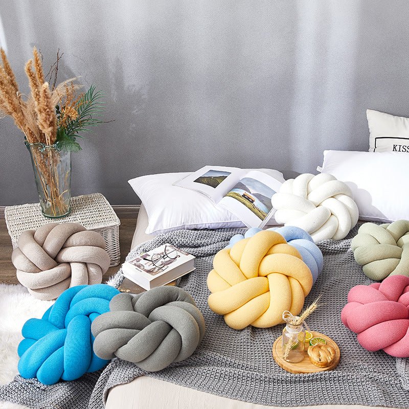 Cushions Loose Knot Cushions - Living Simply House