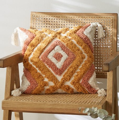 Cushions Moroccan Sunset Tufted Cushion Covers - Living Simply House