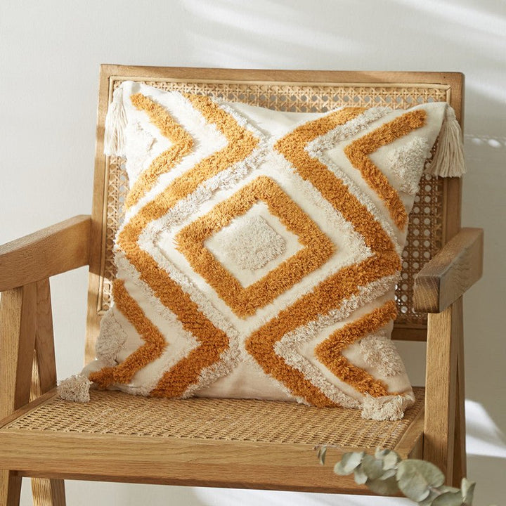Cushions Moroccan Sunset Tufted Cushion Covers - Living Simply House