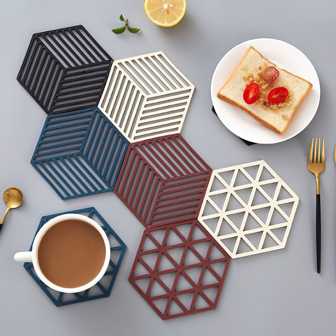 Coasters Nordic Hexagonal Placemats - Living Simply House