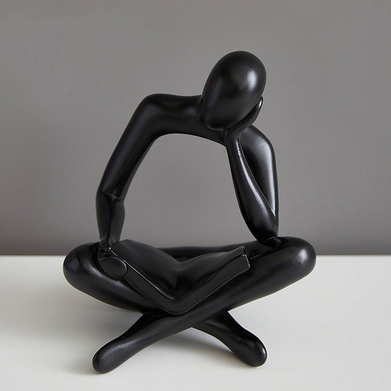 Ornamental Nordic Reader Statue - Living Simply House