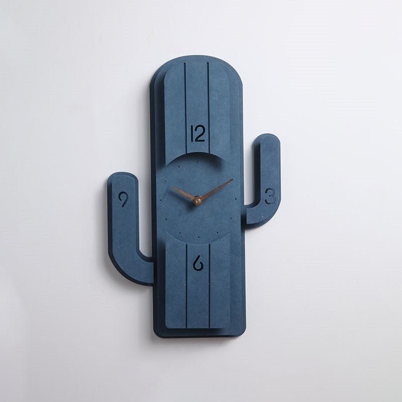 Electronics Nordic Wooden Cactus Clock - Living Simply House