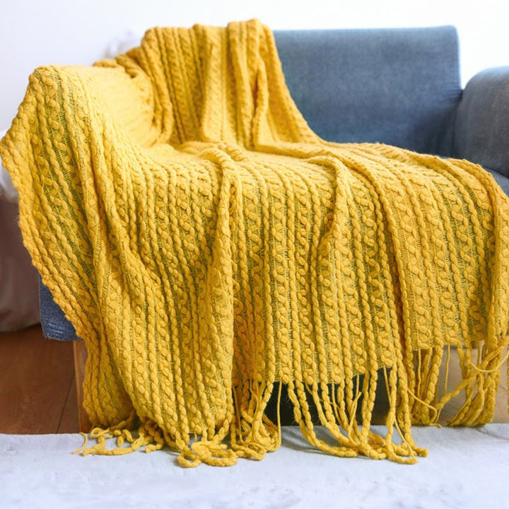Blankets and Throws Nordic Woven Blanket - Living Simply House