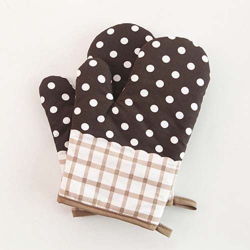 Kitchen Patterned Oven Glove - Living Simply House