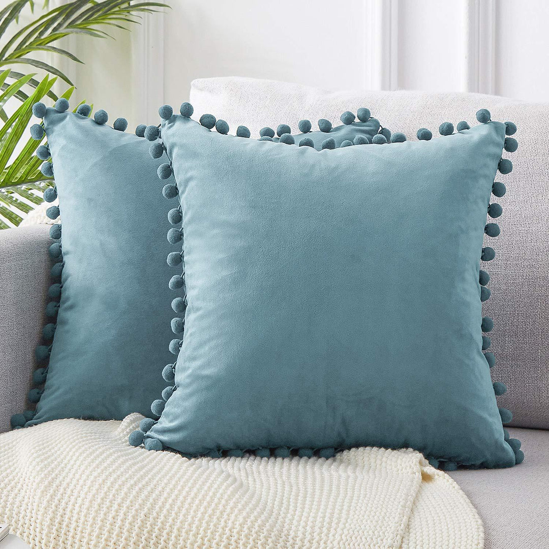 Cushions Pom Pom Cushion Covers - Living Simply House