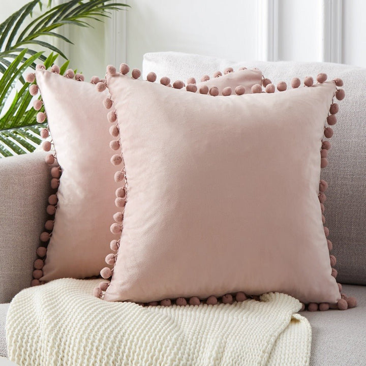Cushions Pom Pom Cushion Covers - Living Simply House