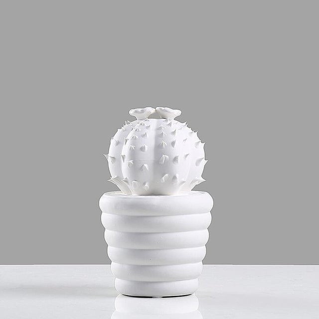 Ornamental Porcelain Cacti Ornaments - Living Simply House