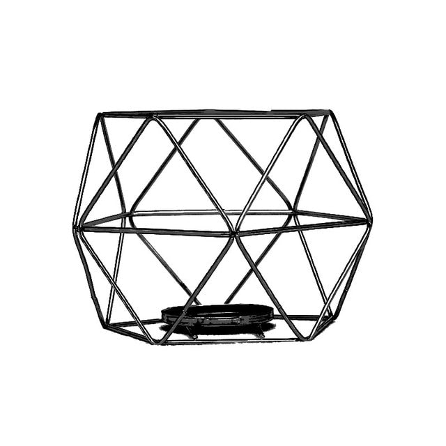 Accessories Geometric Metal Lantern - Living Simply House
