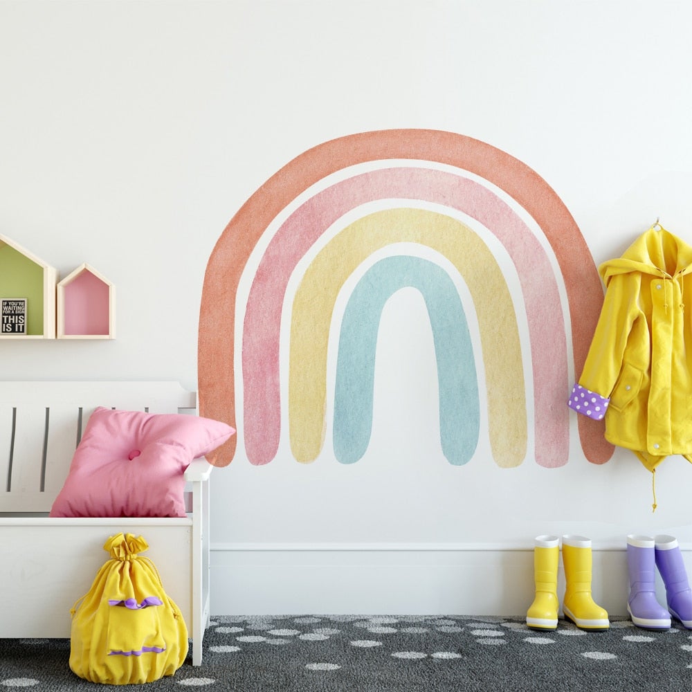 Rainbow Wall Sticker Living Simply House   Rainbow Wall Sticker 182134 