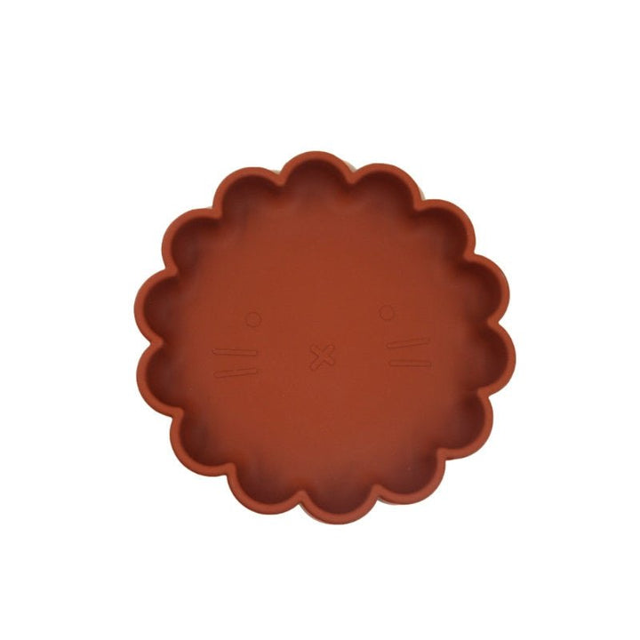 Children's Silicone Lion Plates - Living Simply House