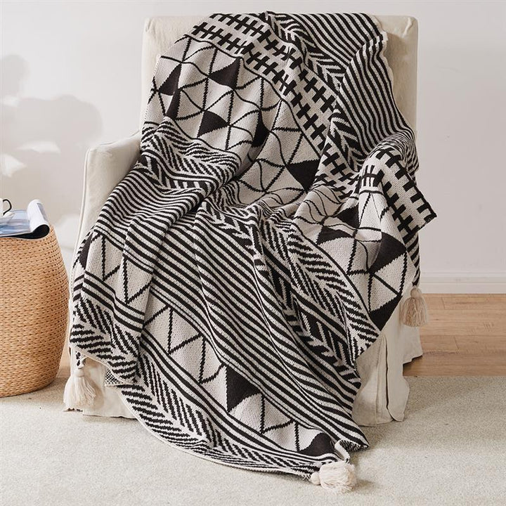 Blankets and Throws Soft Tassel Bohemian Throw - Living Simply House