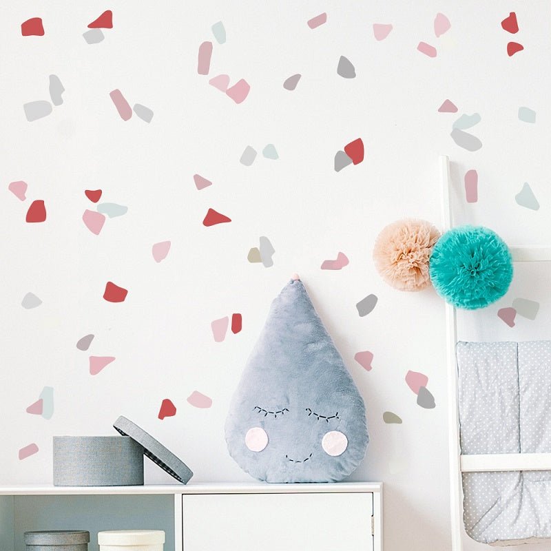 Children's Terrazzo Wall Stickers - Living Simply House