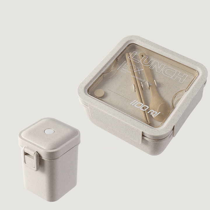 Accessories Wheat Straw Lunchbox - Living Simply House