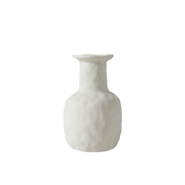 Vase White Ceramic Vase - Living Simply House