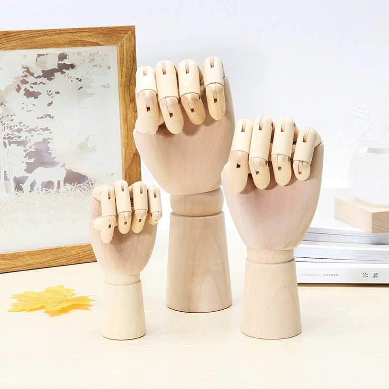 Ornamental Wooden Mannequin Hands - Living Simply House