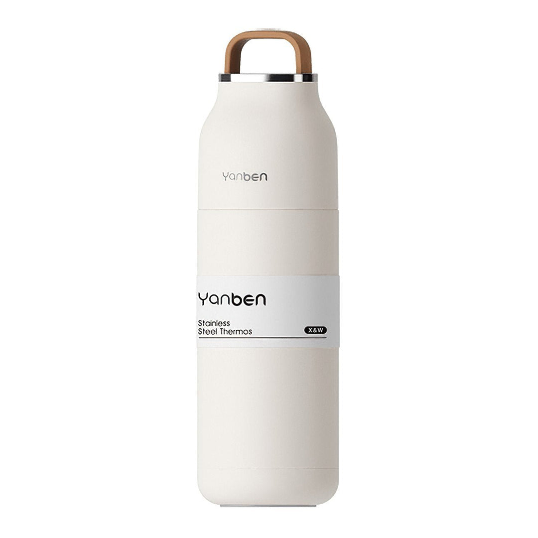 YanBen Stainless Steel Travel Thermos (12oz) - Living Simply House